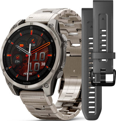 Fenix 8 AMOLED 47mm Titan Exclusive Titanium Band