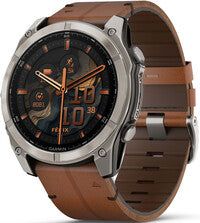 Fenix 8 AMOLED 51mm Sapphire Titanium Graphite Spark Orange Band