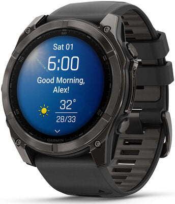 Fenix 8 AMOLED 51mm Sapphire Carbon Gray DLC Titanium Black