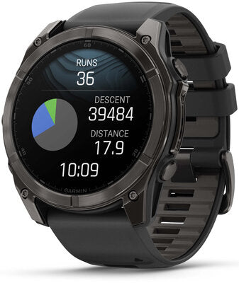 Fenix 8 AMOLED 51mm Sapphire Carbon Gray DLC Titanium Black