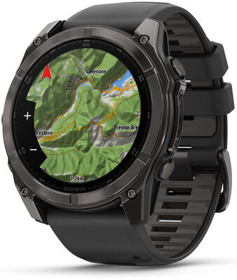 Fenix 8 AMOLED 51mm Sapphire Carbon Gray DLC Titanium Black