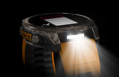 Fenix 8 AMOLED 51mm Sapphire Titanium Graphite Spark Orange Band