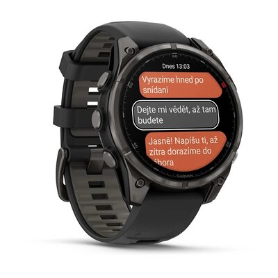 Fenix 8 Pro AMOLED 47mm Sapphire Carbon Gray DLC Titanium Black