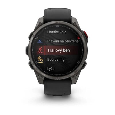 Fenix 8 Pro AMOLED 47mm Sapphire Carbon Gray DLC Titanium Black