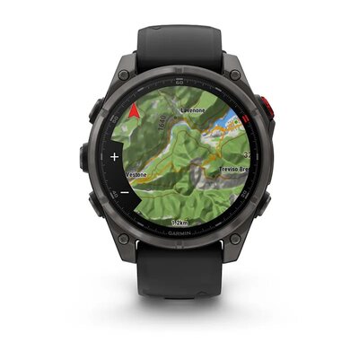 Fenix 8 Pro AMOLED 47mm Sapphire Carbon Gray DLC Titanium Black