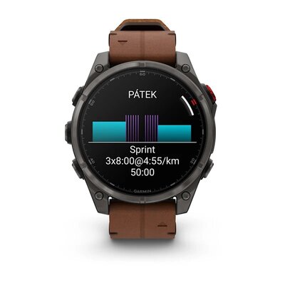 Fenix 8 Pro AMOLED 47 mm Safírové Carbon Gray DLC Titanium 010-03198-40 Pánské Hodinky