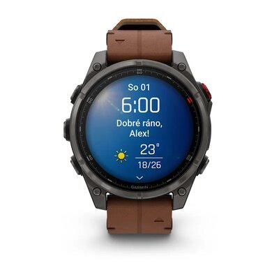 Fenix 8 Pro AMOLED 47 mm Safírové Carbon Gray DLC Titanium 010-03198-40 Pánské Hodinky