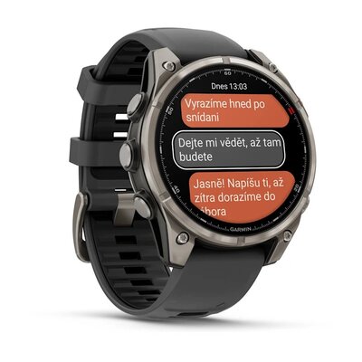 Fenix 8 Pro AMOLED 47 mm Safírové Titanium Graphite Unisex Hodinky
