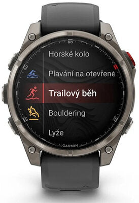 Fenix 8 Pro AMOLED 47 mm Safírové Titanium Graphite Unisex Hodinky