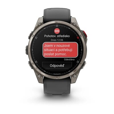 Fenix 8 Pro AMOLED 47 mm Safírové Titanium Graphite Unisex Hodinky