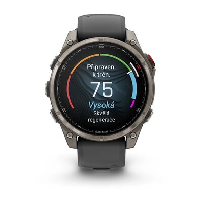 Fenix 8 Pro AMOLED 47 mm Safírové Titanium Graphite Unisex Hodinky