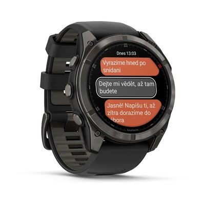 Fenix 8 Pro AMOLED 51 mm Safírové Carbon Gray DLC Titanium Pánské Hodinky