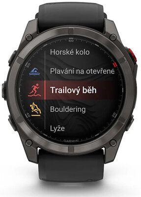 Fenix 8 Pro AMOLED 51 mm Safírové Carbon Gray DLC Titanium Pánské Hodinky