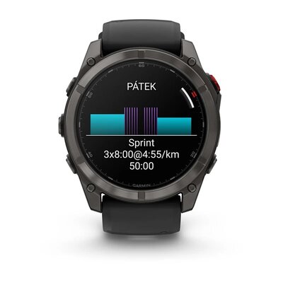 Fenix 8 Pro AMOLED 51 mm Safírové Carbon Gray DLC Titanium Pánské Hodinky