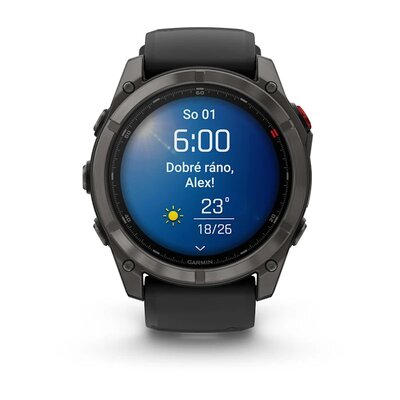 Fenix 8 Pro AMOLED 51 mm Safírové Carbon Gray DLC Titanium Pánské Hodinky