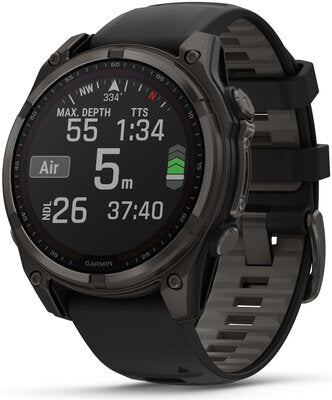 Fenix 8 Solar 47mm Sapphire Carbon Gray DLC Titanium Black