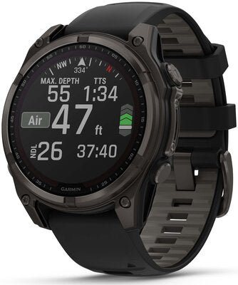 Fenix 8 Solar 47mm Sapphire Carbon Gray DLC Titanium Black