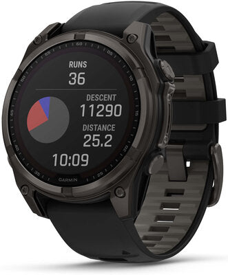 Fenix 8 Solar 47mm Sapphire Carbon Gray DLC Titanium Black