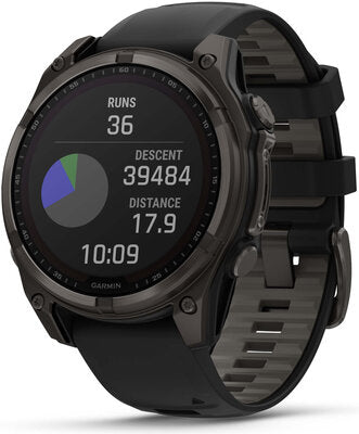 Fenix 8 Solar 47mm Sapphire Carbon Gray DLC Titanium Black