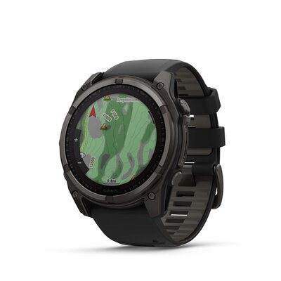 Fenix 8 Solar 51mm Sapphire Carbon Gray DLC Titanium Black