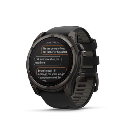Fenix 8 Solar 51mm Sapphire Carbon Gray DLC Titanium Black