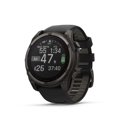 Fenix 8 Solar 51mm Sapphire Carbon Gray DLC Titanium Black