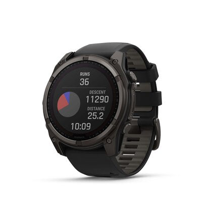 Fenix 8 Solar 51mm Sapphire Carbon Gray DLC Titanium Black