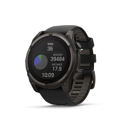 Fenix 8 Solar 51mm Sapphire Carbon Gray DLC Titanium Black