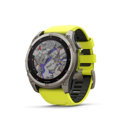 Fenix 8 Solar 51 mm Safírové Graphite Titanium Žlutý Řemínek Unisex Hodinky