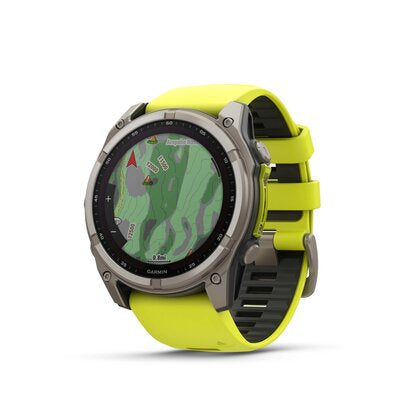 Fenix 8 Solar 51 mm Safírové Graphite Titanium Žlutý Řemínek Unisex Hodinky