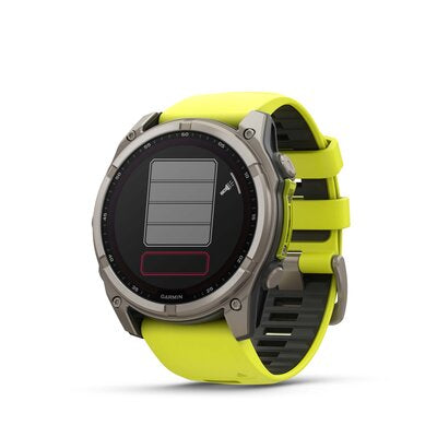 Fenix 8 Solar 51 mm Safírové Graphite Titanium Žlutý Řemínek Unisex Hodinky