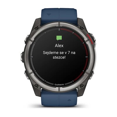 Quatix 8 AMOLED 51 mm Safírové Titanium Unisex Hodinky