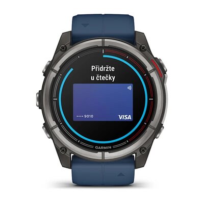 Quatix 8 AMOLED 51 mm Safírové Titanium Unisex Hodinky