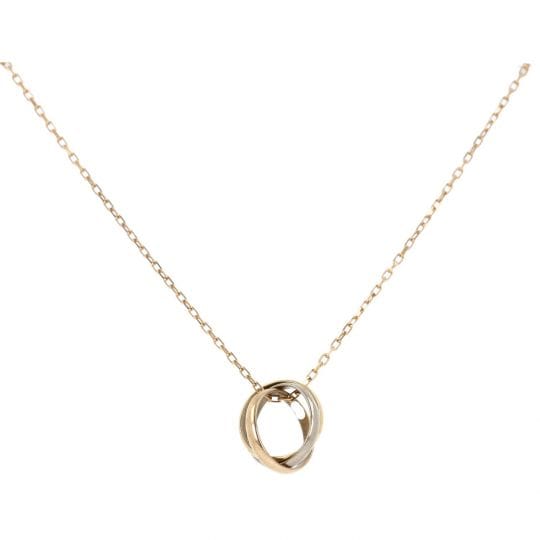 Cartier Trinity Náhrdelník z Trojbarevného Zlata