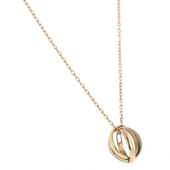 Cartier Trinity Náhrdelník z Trojbarevného Zlata