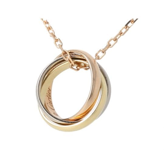 Cartier Trinity Náhrdelník z Trojbarevného Zlata