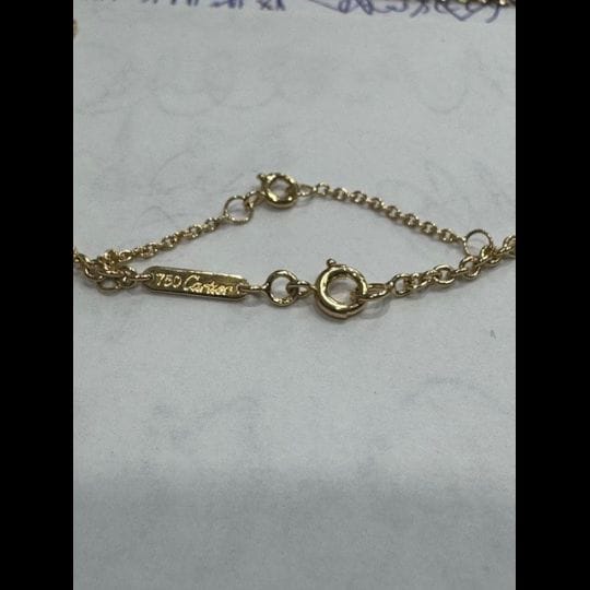 Cartier Trinity Náhrdelník z Trojbarevného Zlata