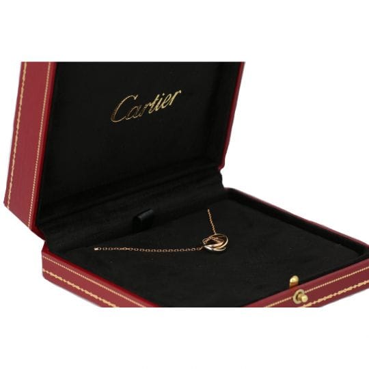 Cartier Trinity Náhrdelník z Bílého Žlutého a Růžového Zlata