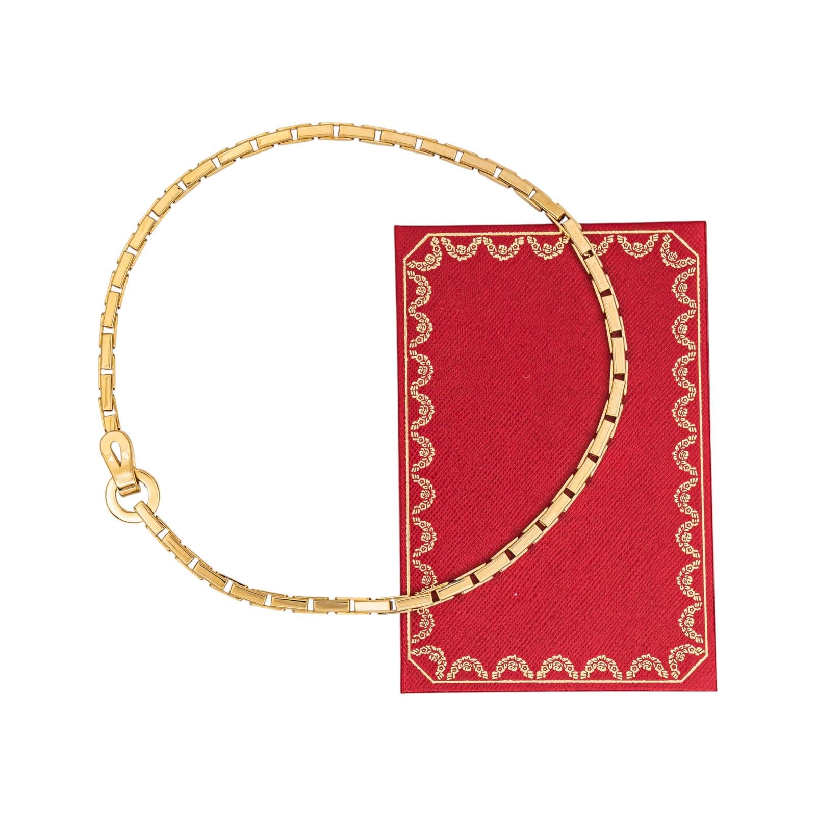 Cartier Agrafe Náhrdelník ze Žlutého Zlata