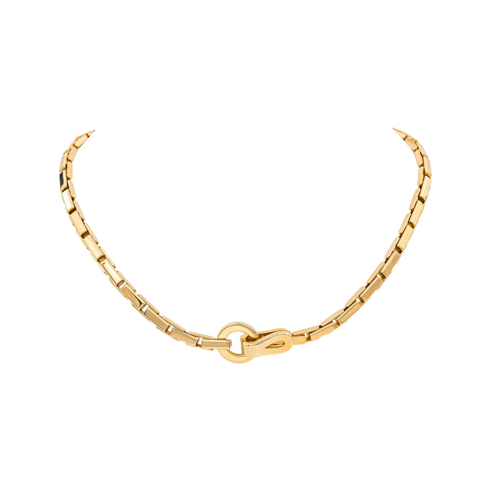 Cartier Agrafe Náhrdelník ze Žlutého Zlata