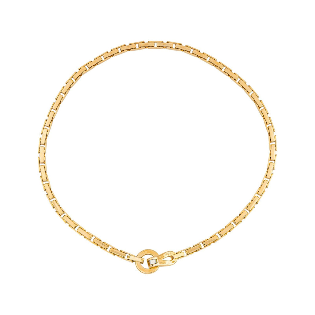 Cartier Agrafe Náhrdelník ze Žlutého Zlata