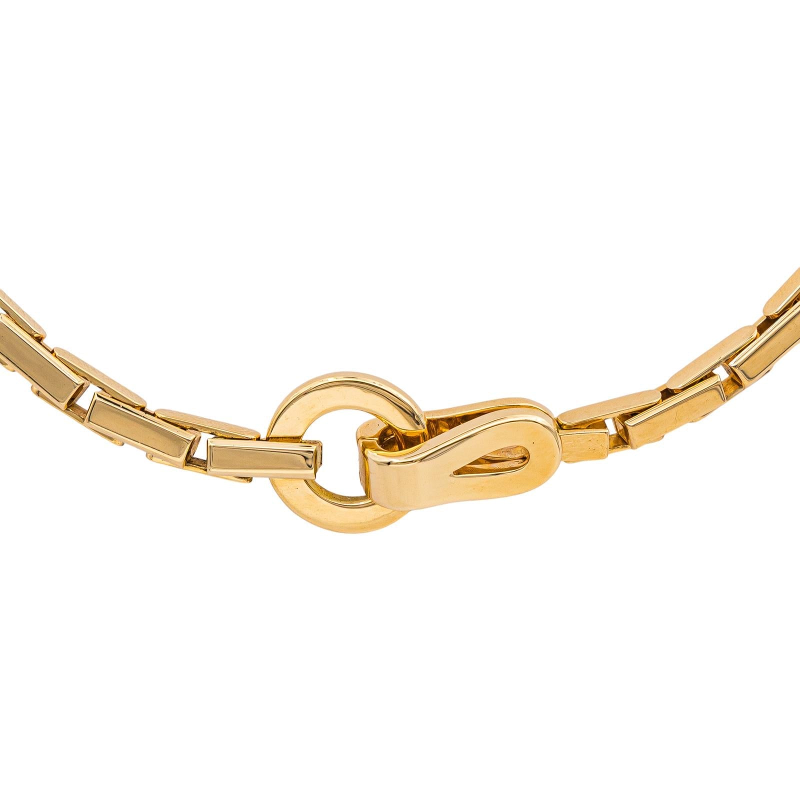 Cartier Agrafe Náhrdelník ze Žlutého Zlata