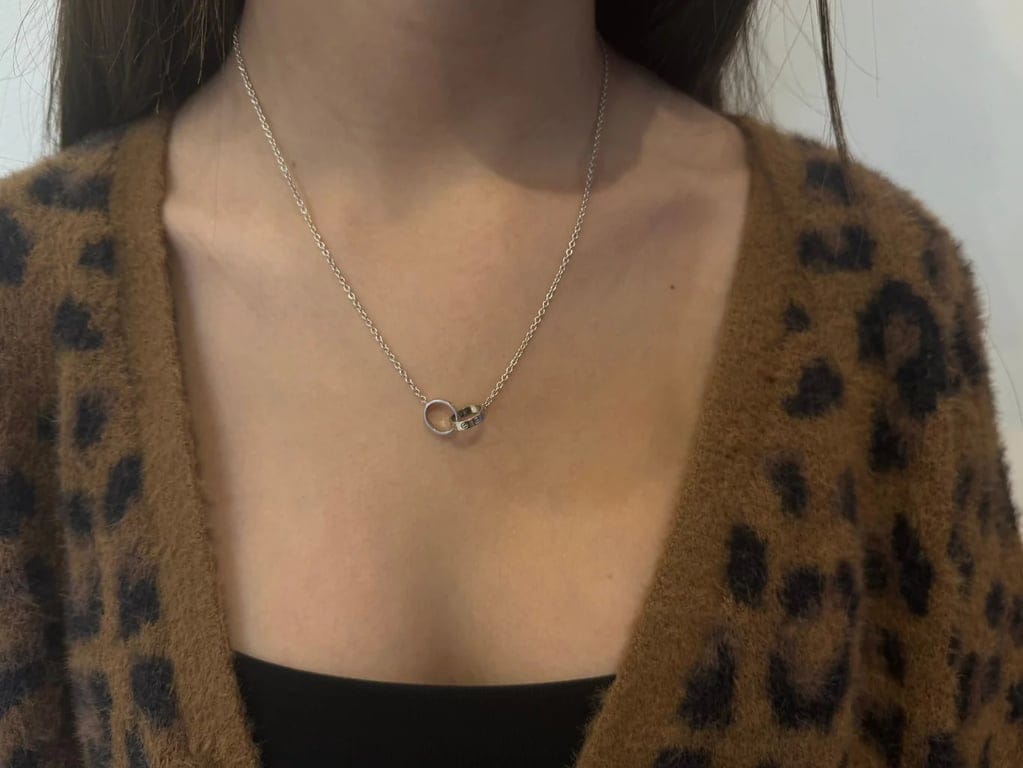 Love Náhrdelník z Bílého Zlata