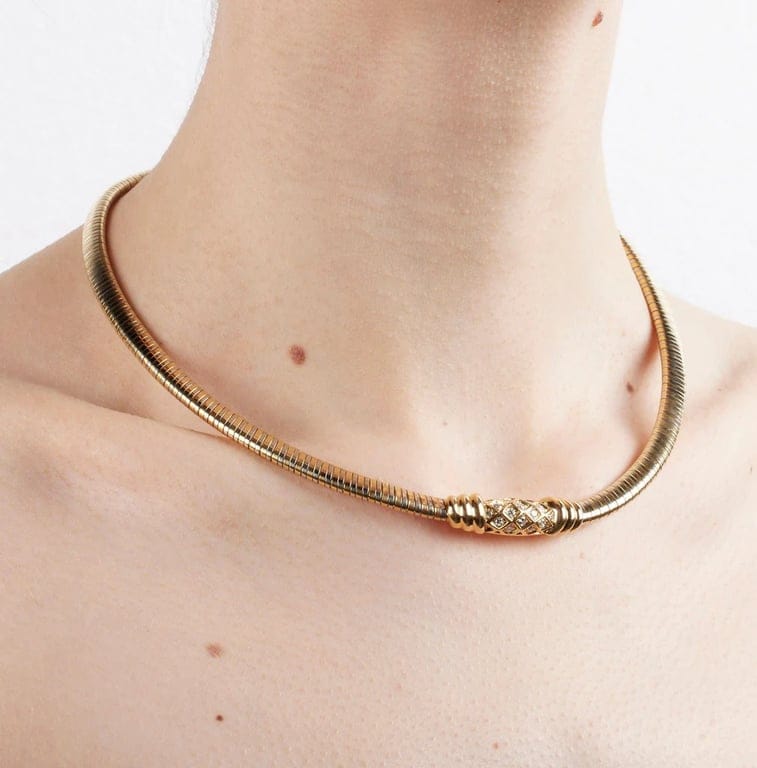 Cartier Náhrdelník ze Dvou Zlat s Diamanty