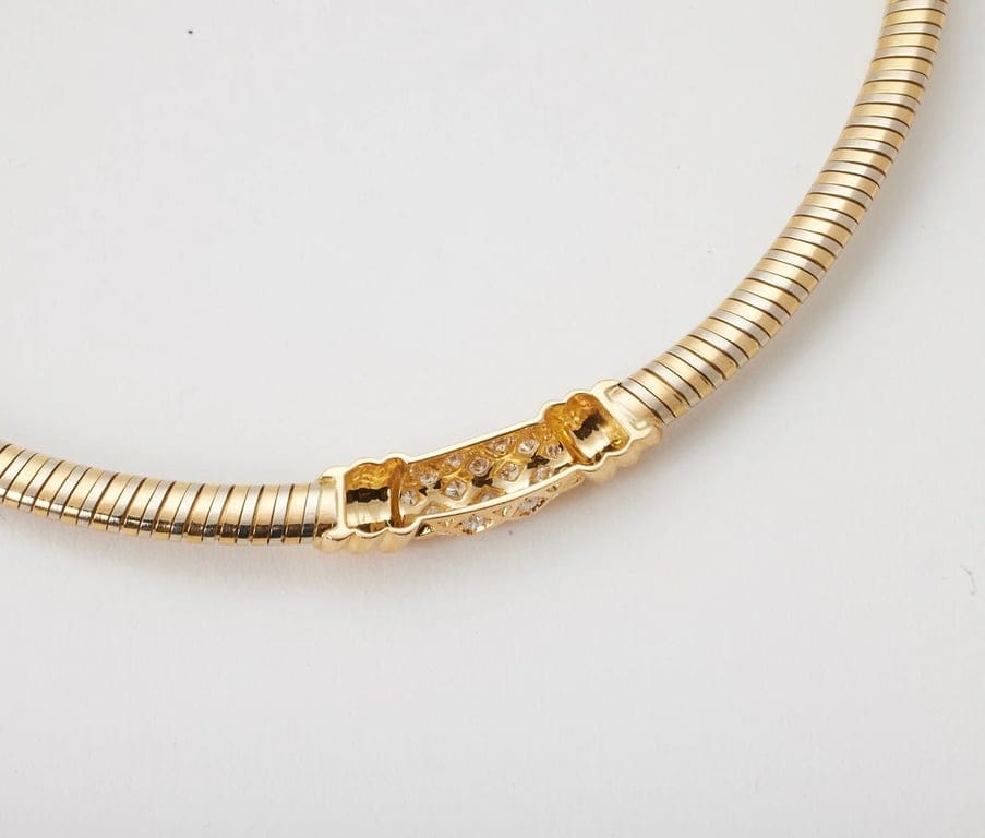 Cartier Náhrdelník ze Dvou Zlat s Diamanty