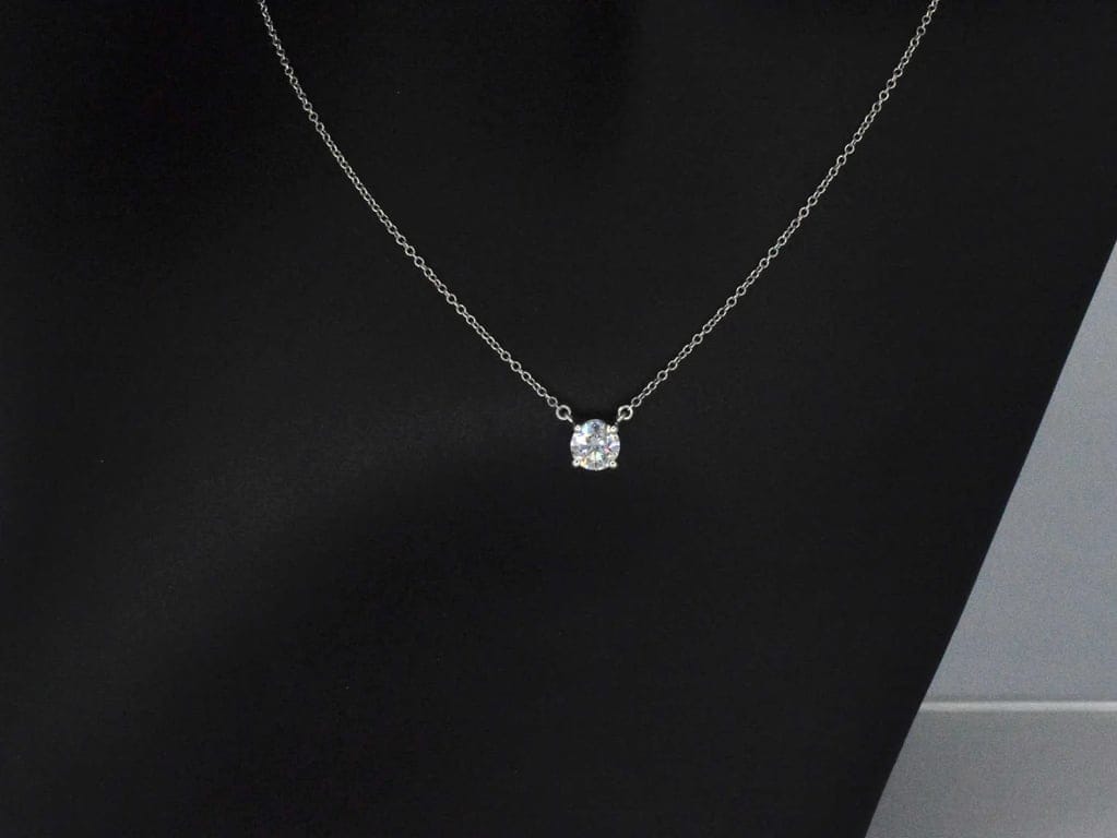 Tiffany & Co. Solitérní Náhrdelník z Platiny s Diamantem 0,60 ct