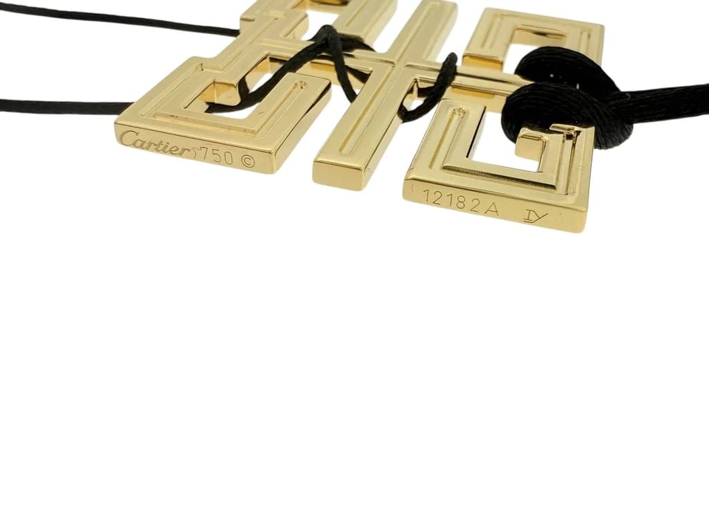 Cartier Le Baiser du Dragon Náhrdelník ze Žlutého Zlata s Rubínem