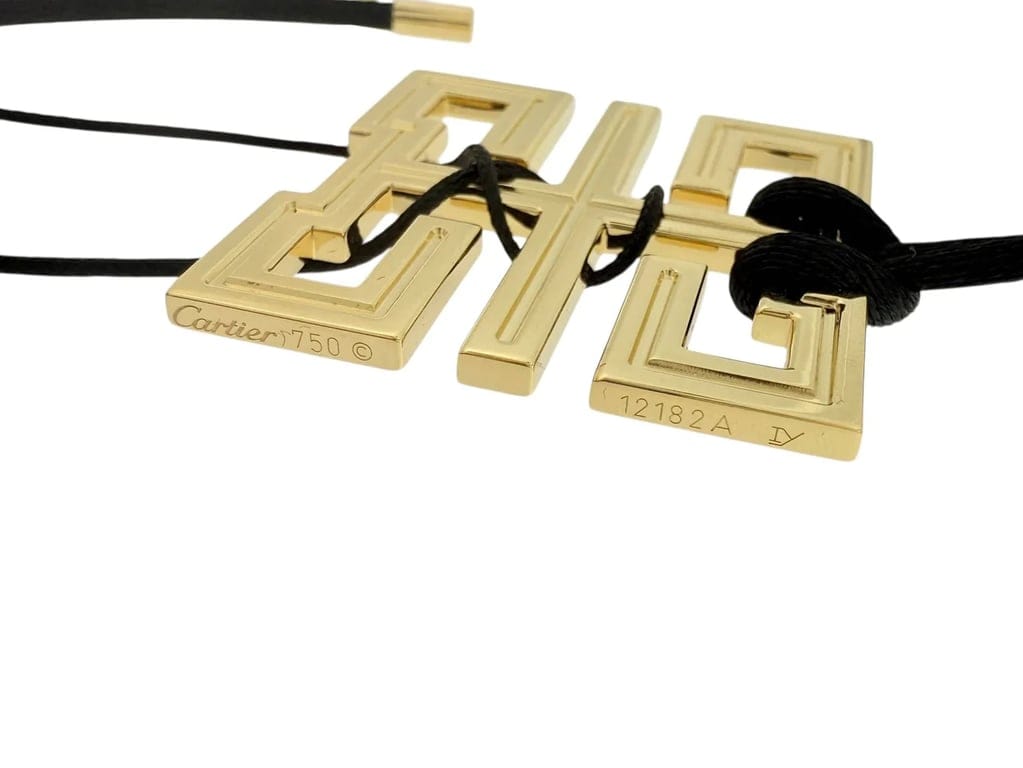 Cartier Le Baiser du Dragon Náhrdelník ze Žlutého Zlata s Rubínem