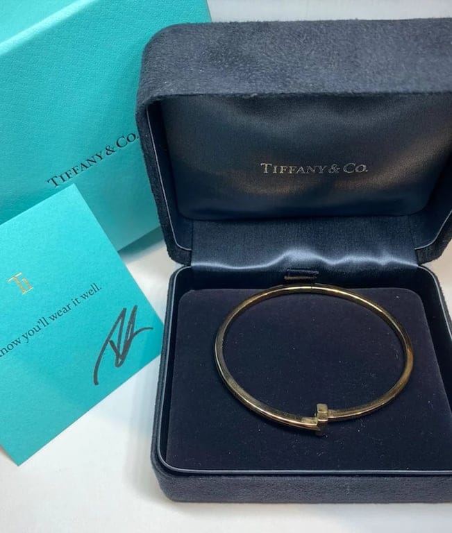 Tiffany & Co. Tiffany T T1 Narrow Náramek z Růžového Zlata