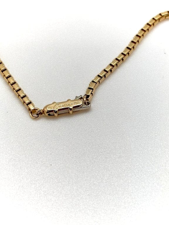 Cartier Venetian Chain Náhrdelník ze Žlutého Zlata